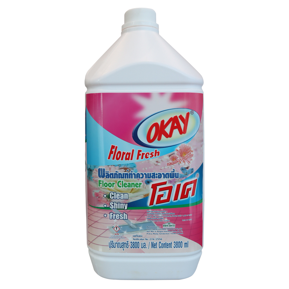 okay floor 3800 ml floral fresh f