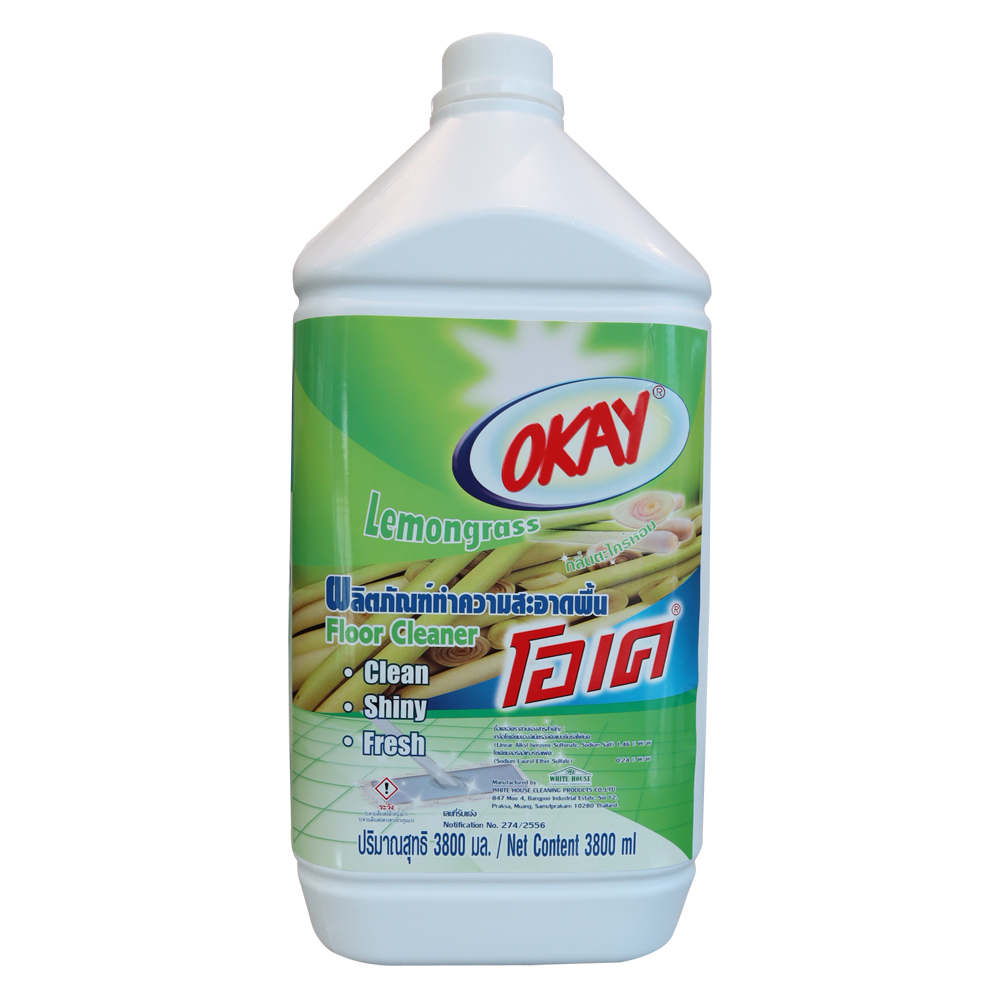 okay floor 3800 ml lemongrass f