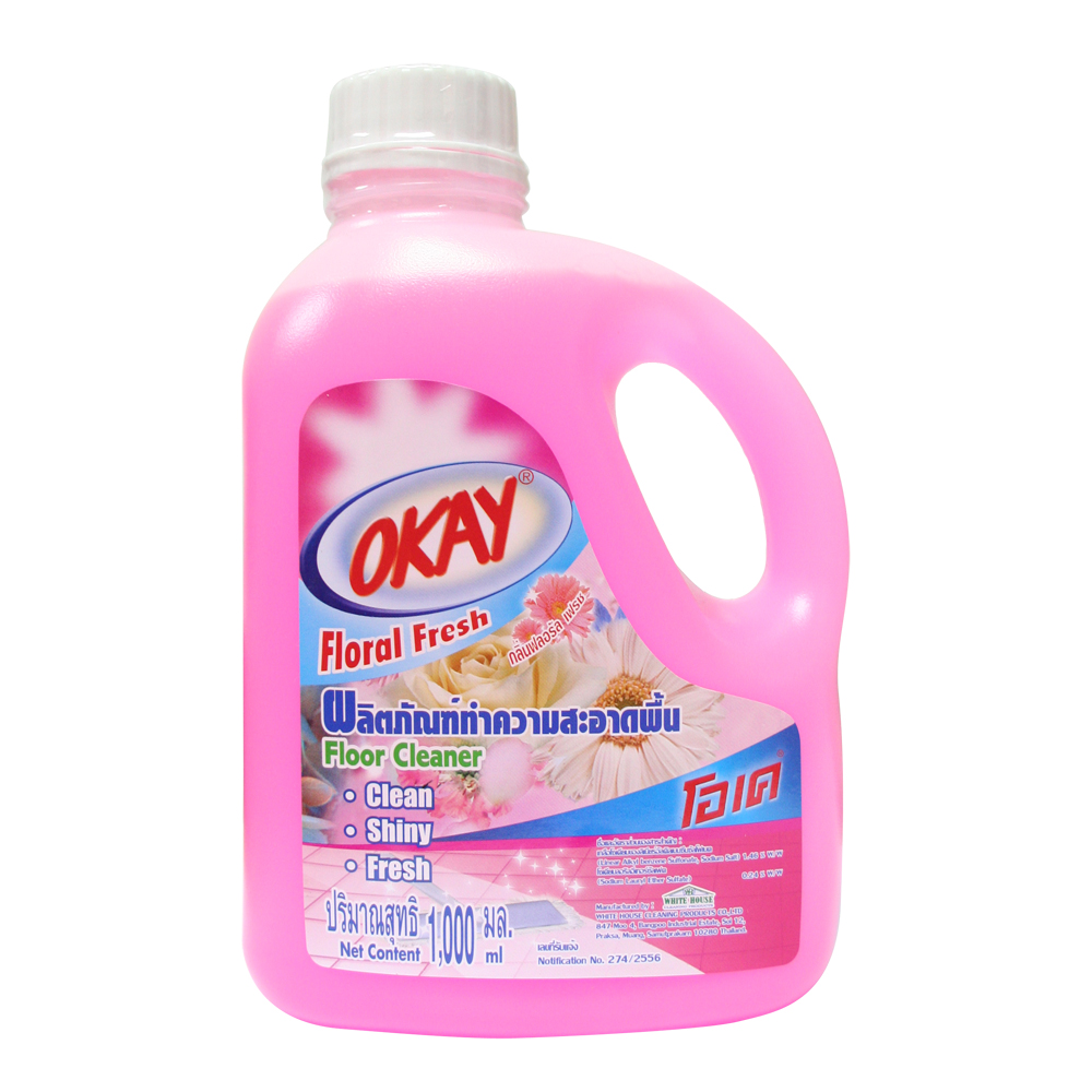 okay floor cleaner floral fresh 1000 ml